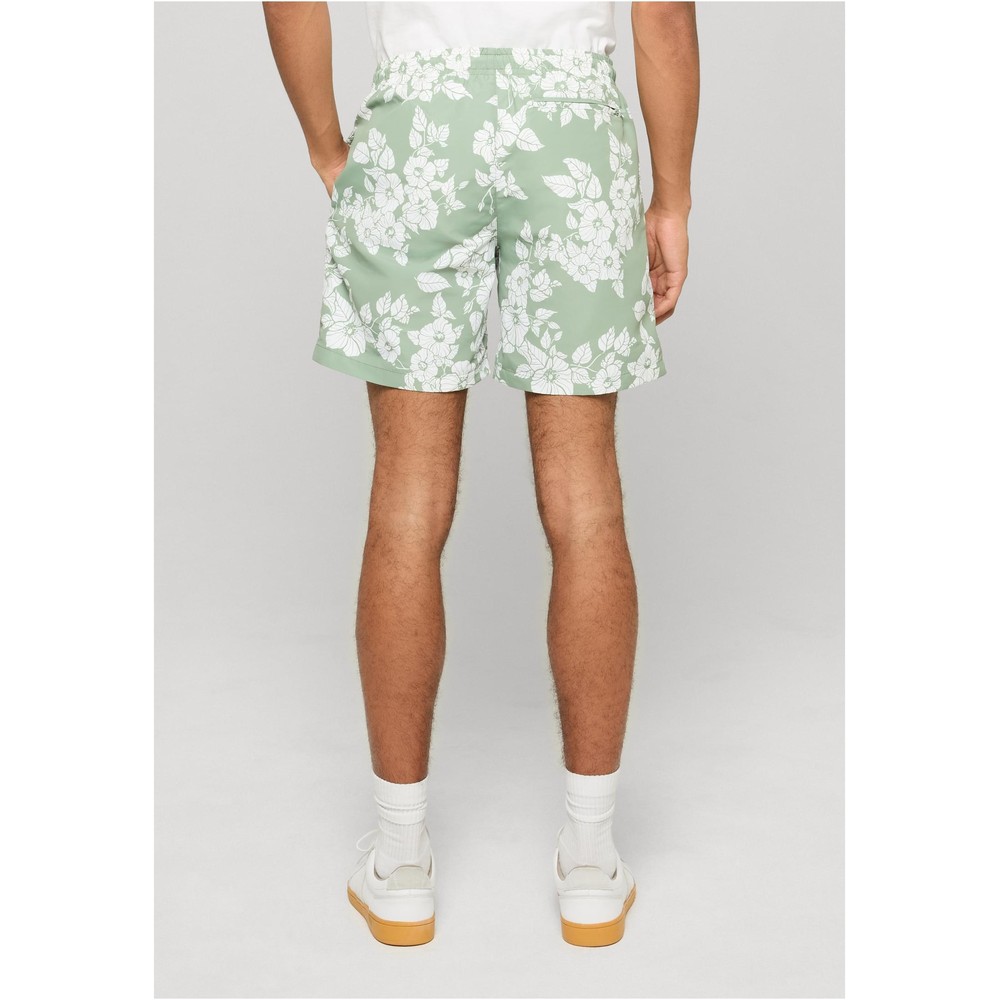 Urban Classics - Pattern Maillot de bain - Vert/Blanc